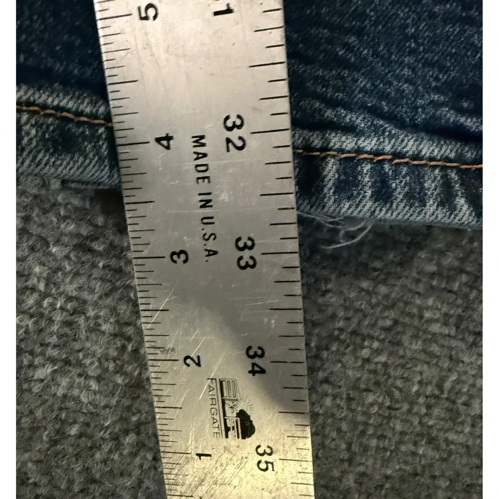Levis 514 Mens Jeans W34 L34 Straight Fit Blue Denim‎ Cotton Blend